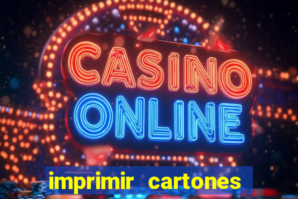 imprimir cartones de bingo